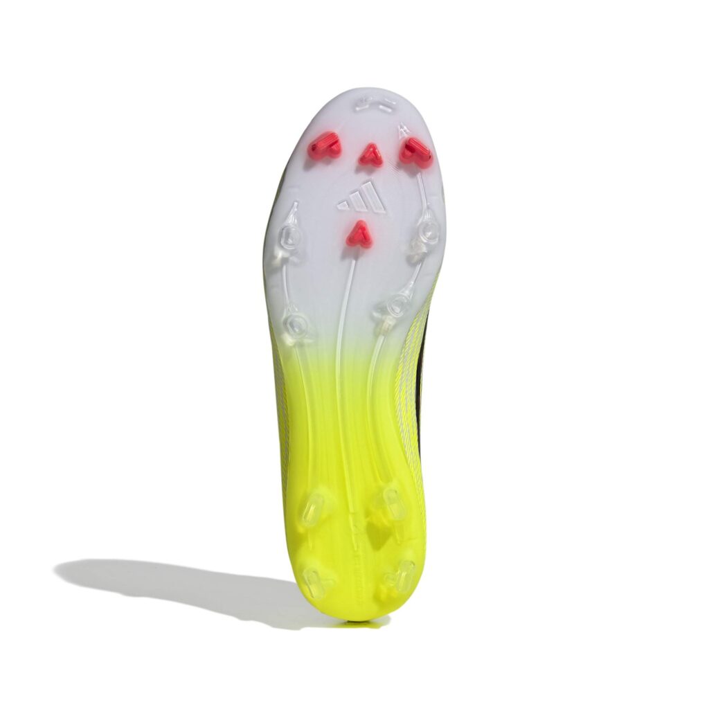 Adidas F50 League FG/MG Fußballschuh gelb Detailansicht Sohle