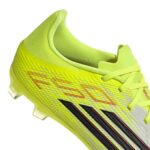 Adidas F50 League FG/MG Fußballschuh gelb Detailansicht hinten