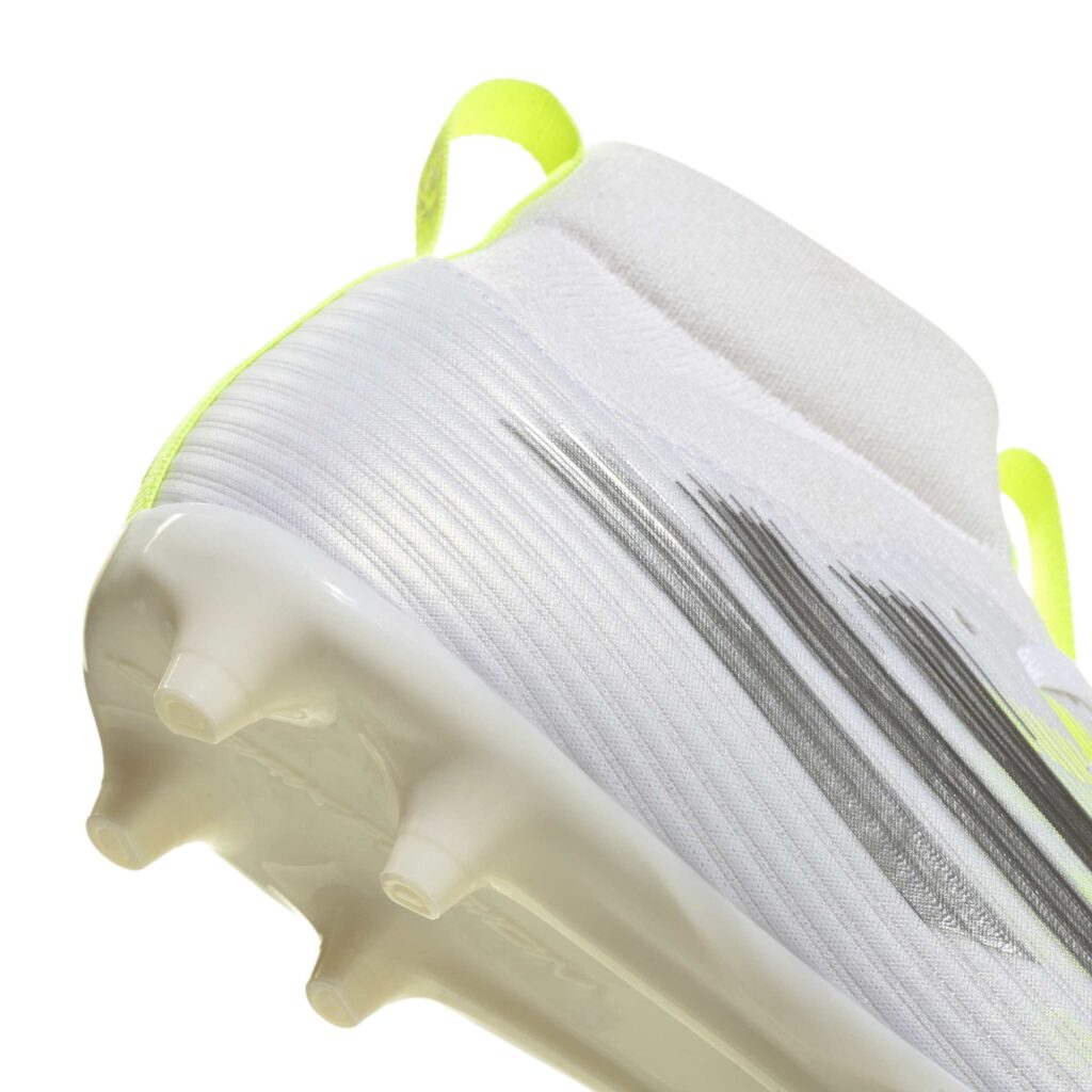 Adidas F50 Sparkfusion League Kinder Fußballschuh weiß/gelb Detailansicht Ferse