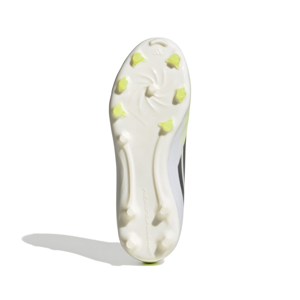 Adidas F50 Sparkfusion League Kinder Fußballschuh weiß/gelb Sohlenansicht