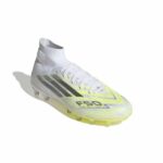 Adidas F50 Sparkfusion Pro FG/MG Damen Fußballschuh weiß-gelb Detailansicht Vorne