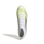 Adidas F50 Sparkfusion Pro FG/MG Damen Fußballschuh weiß-gelb Detailansicht oben