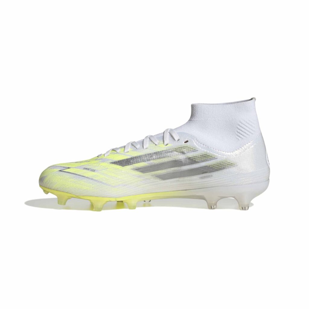 Adidas F50 Sparkfusion Pro FG/MG Damen Fußballschuh weiß-gelb Innenansicht