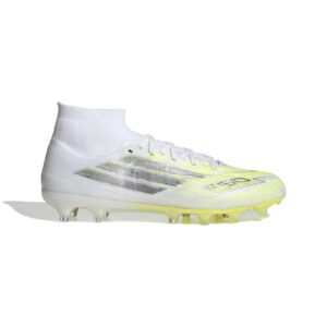 Adidas F50 Sparkfusion Pro FG/MG Damen Fußballschuh weiß/gelb Seitenansicht