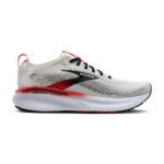 Brooks Adrenaline GTS 25 Herren Laufschuh weiß/rot Seitenansicht