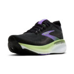 Brooks Adrenaline GTS 25 Damen Laufschuh schwarz/violett Frontalansicht