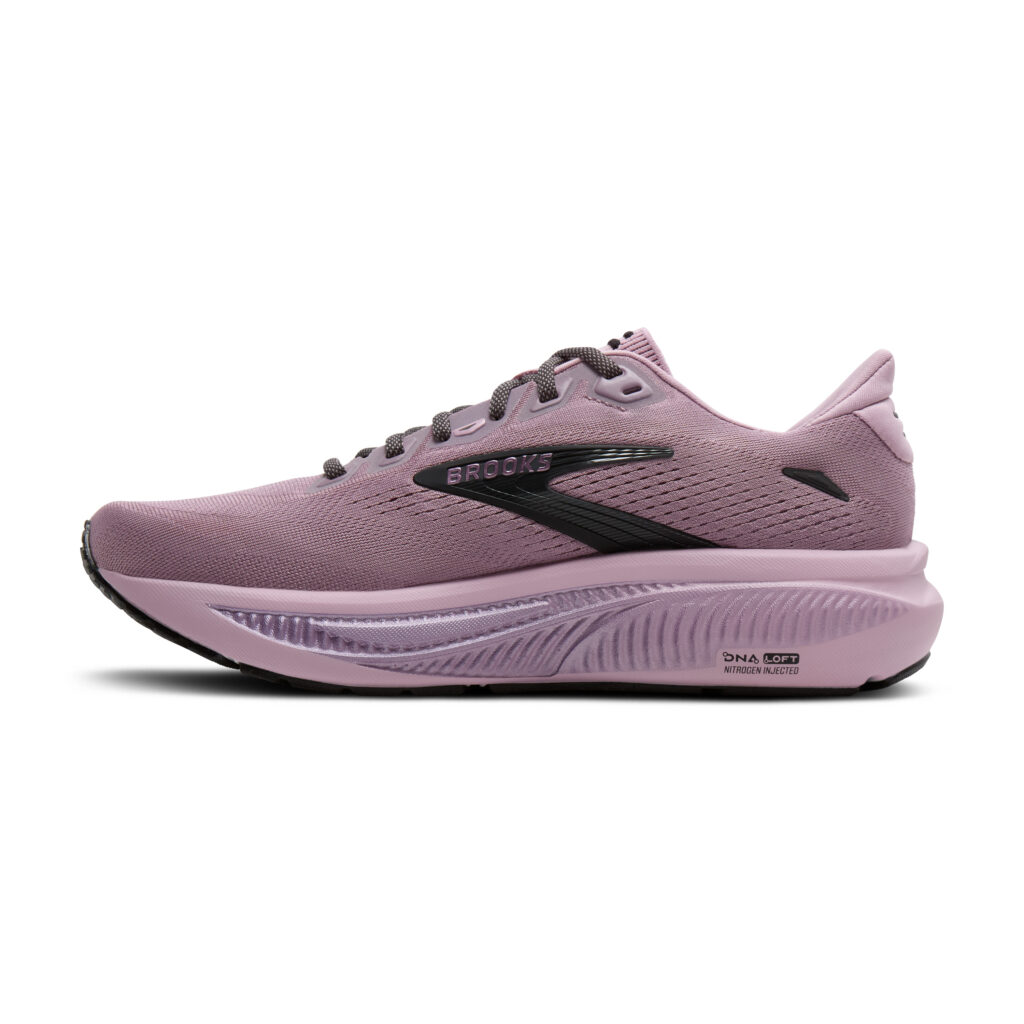 Brooks Ghost 18 Damen Laufschuh violett Innenansicht