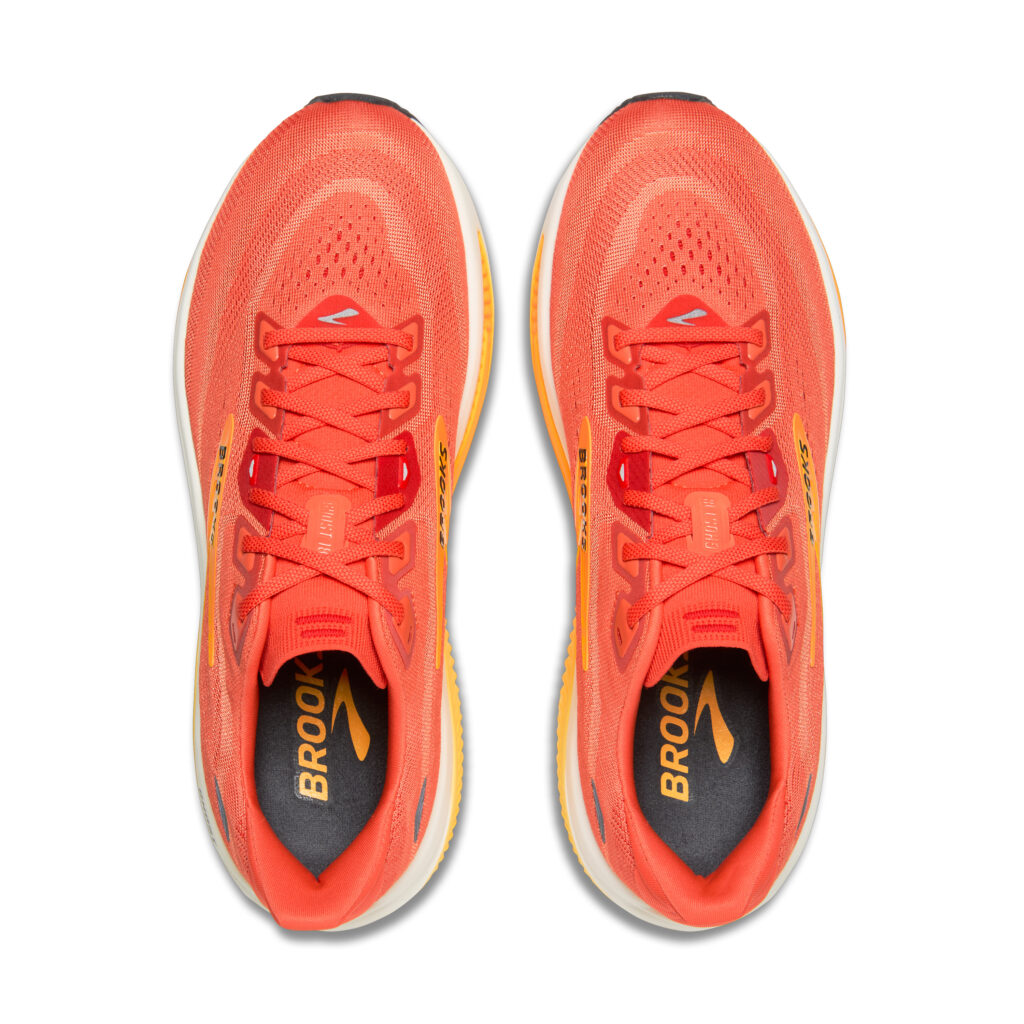 Brooks Ghost 18 Herren Laufschuh orange Detailansicht