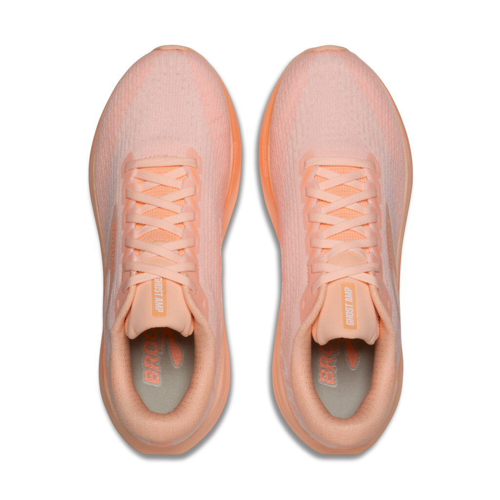 Brooks Ghost Amp Damen Laufschuh orange Detailansicht