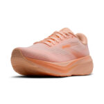 Brooks Ghost Amp Damen Laufschuh orange Frontalansicht