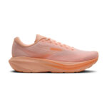 Brooks Ghost Amp Damen Laufschuh orange Seitenansicht