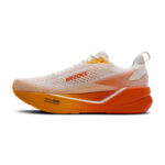 Brooks Ghost Max 4 Herren Laufschuh weiß-orange Innenansicht