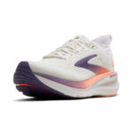 Brooks Glycerin GTS 23 Damen Laufschuh weiß/violett Frontalansicht