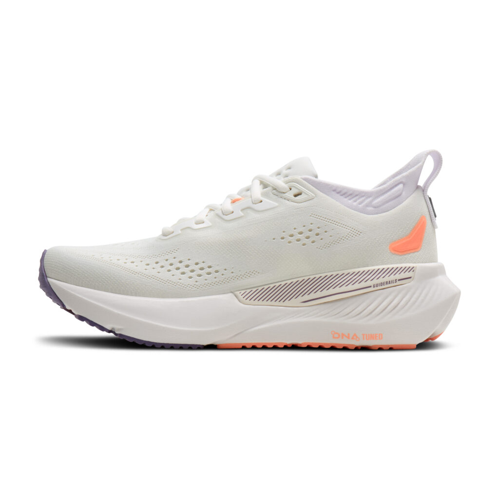 Brooks Glycerin GTS 23 Damen Laufschuh weiß/violett Innenansicht