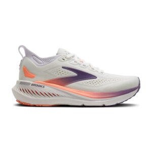 Brooks Glycerin GTS 23 Damen Laufschuh weiß/violett Seitenansicht