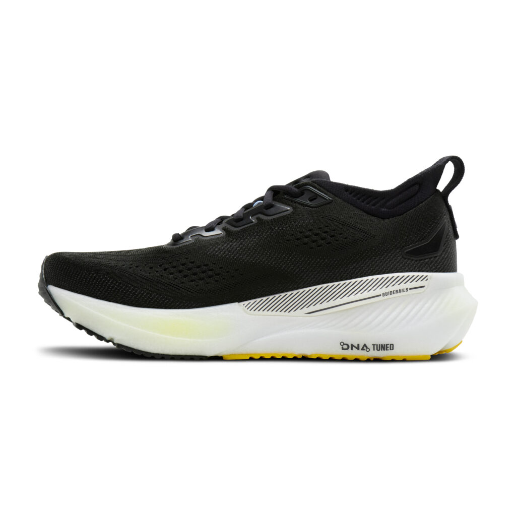 Brooks Glycerin GTS 23 Herren Laufschuh schwarz/gelb Innenansicht