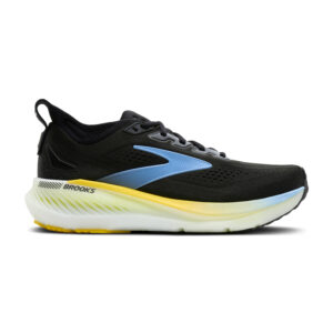 Brooks Glycerin GTS 23 Herren Laufschuh schwarz/gelb Seitenansicht