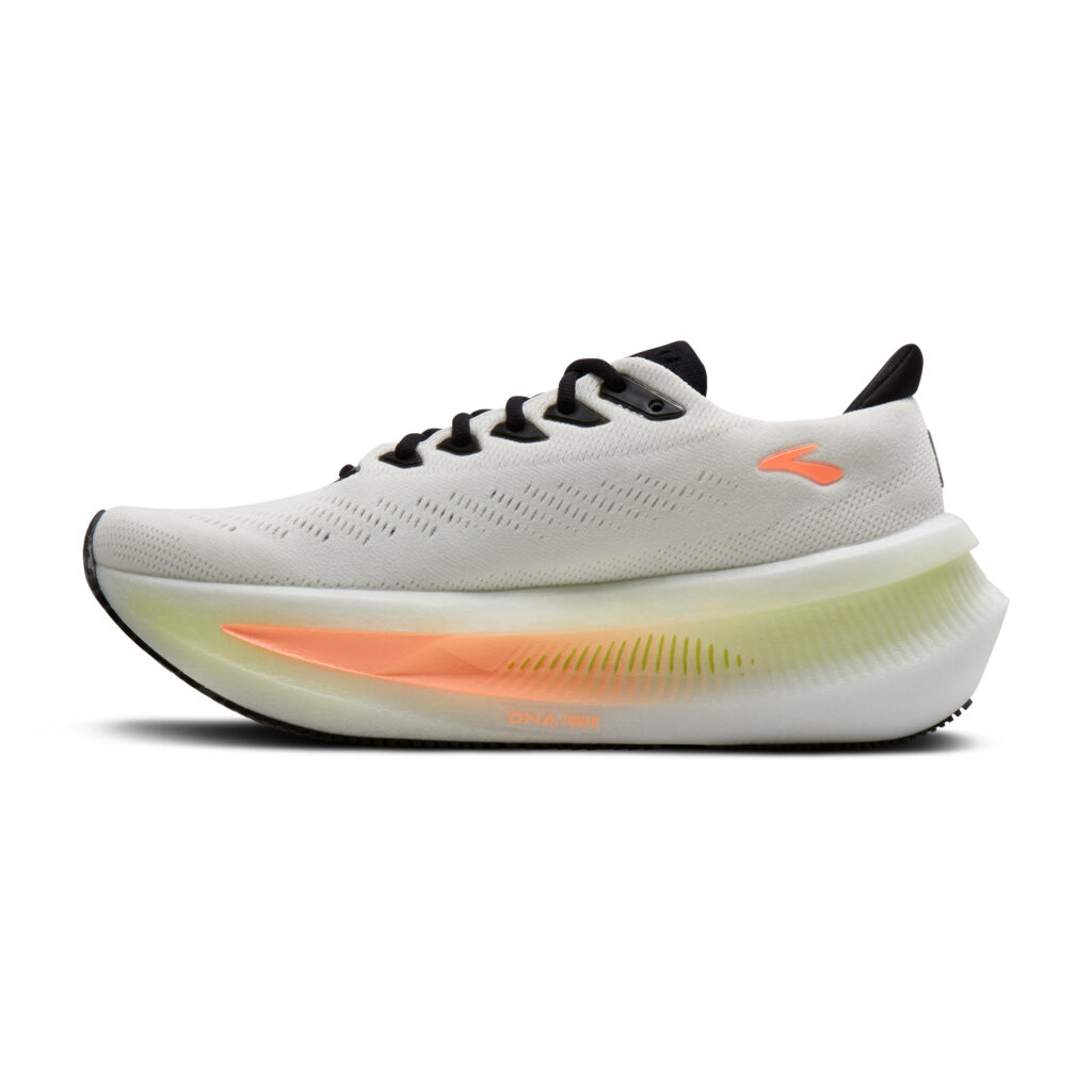 Brooks Glycerin Max 2 Damen Laufschuh weiß/orange Innenansicht