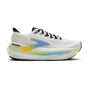 Brooks Glycerin Max 2 Herren Laufschuh weiß/gelb Seitenansicht