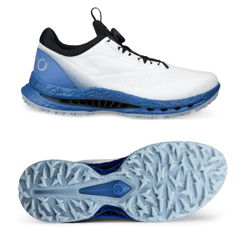 ECCO Biom C5 BOA GTX Herren Golfschuh weiß-blau Detailansicht