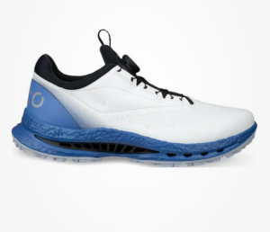ECCO Biom C5 BOA GTX Herren Golfschuh weiß-blau Seitenansicht