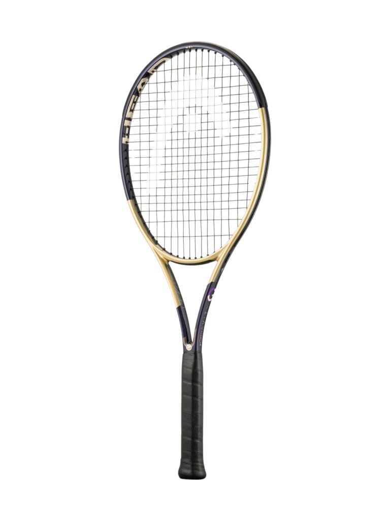 Head Gravity MP L Zverev Tennisschläger gold/violett Vorderseite