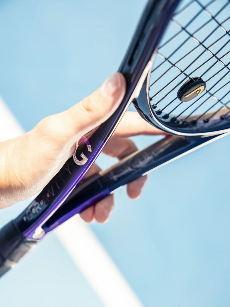 Head Gravity Tour Zverev Tennisschläger Detailansicht Mittelbereich Rückseite