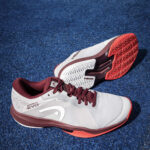 Head Sprint Evo 4.0 grau-rot Seitenanischt und Sohle