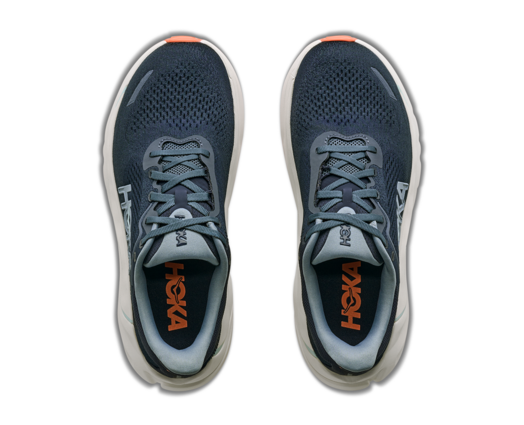 Hoka Arahi 9 Damen Laufschuh dunkelblau Detailansicht oben