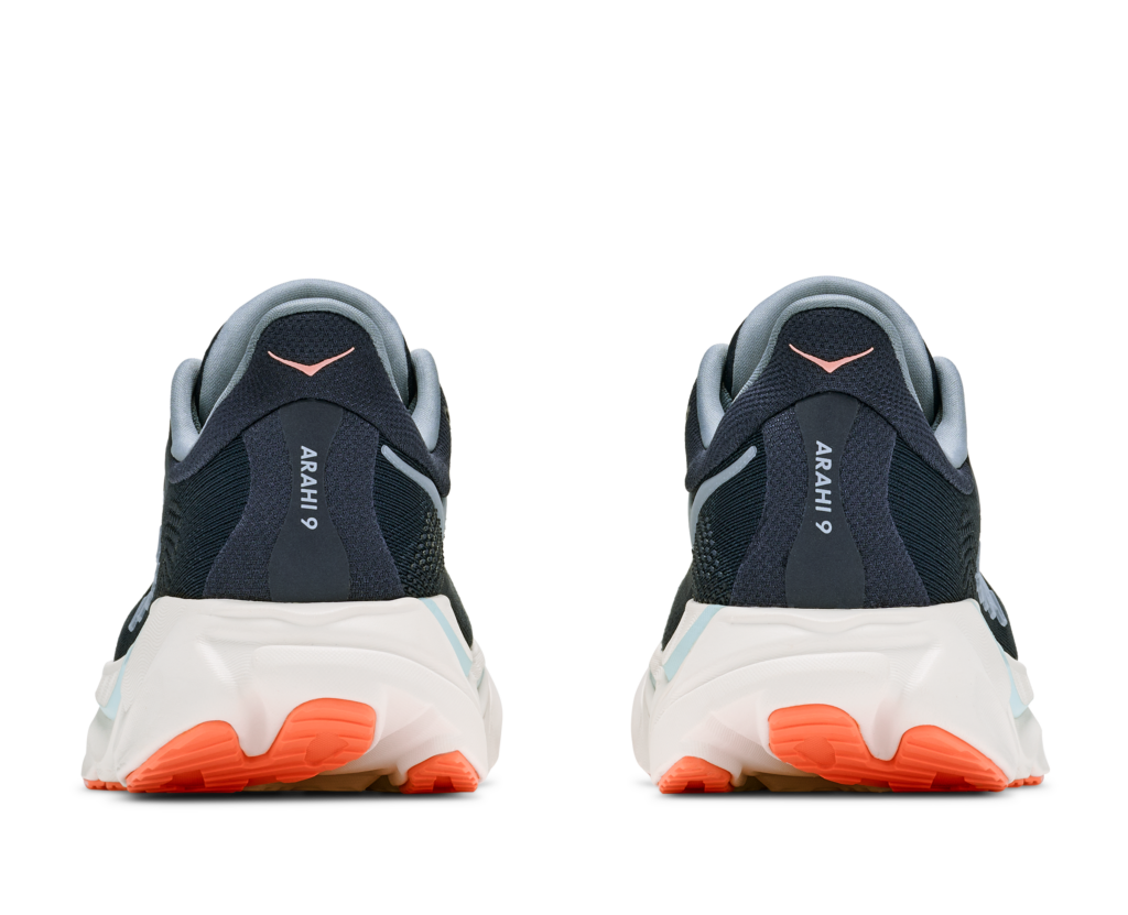 Hoka Arahi 9 Damen Laufschuh dunkelblau Hinteransicht