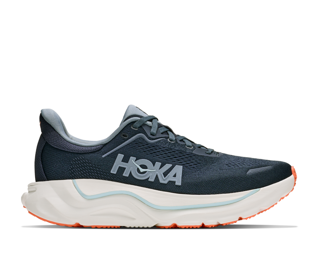 Hoka Arahi 9 Damen Laufschuh dunkelblau Seitenansicht