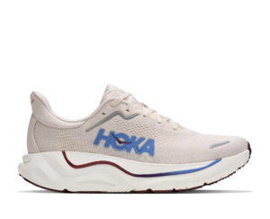 Hoka Arahi 9 Herren Laufschuh beige/blau Seitenansicht