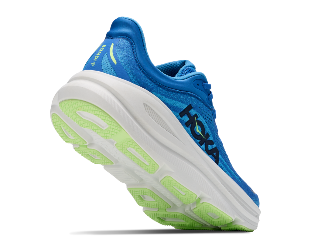 Hoka Bondi 9 Herren Laufschuh blau Detailansicht Sohle