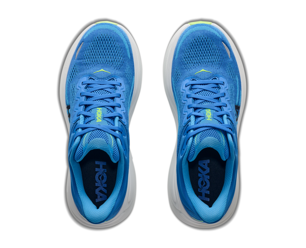 Hoka Bondi 9 Herren Laufschuh blau Detailansicht oben
