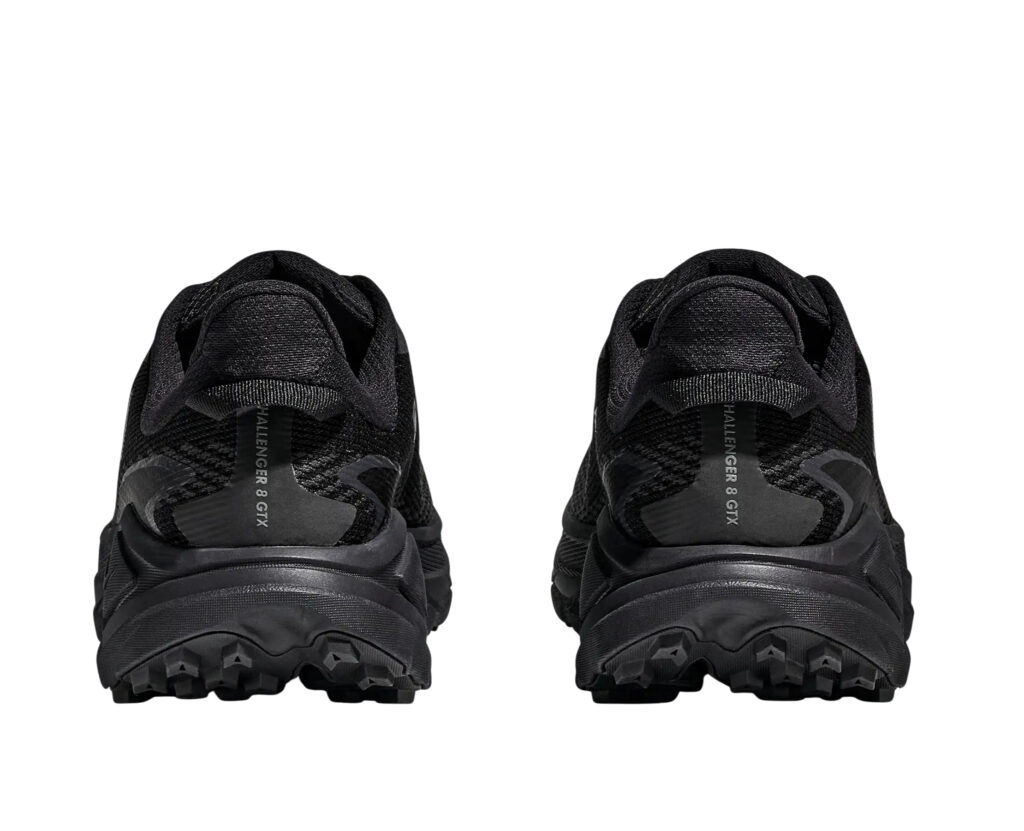 Hoka Challenger 8 GTX Herren schwarz Laufschuh Fersen