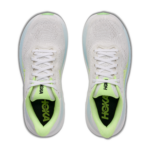 Hoka Clifton 11 Laufschuh weiß/grün Detaialansicht oben