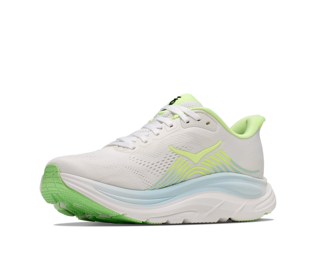 Hoka Clifton 11 Laufschuh weiß/grün Innenansicht