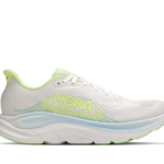 Hoka Clifton 11 Damen Laufschuh weiß grün Seitenansicht