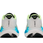 Hoka Clifton 11 Herren weiß/blau Hinteransicht