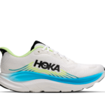 Hoka Clifton 11 Herren Laufschuh weiß/blau Seitenansicht