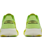 Hoka Mach 7 Herren Laufschuh gelb Hinteransicht