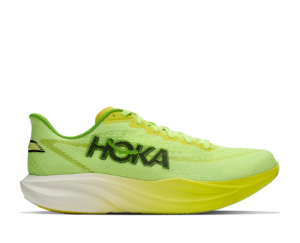 Hoka Mach 7 Herren Laufschuh gelb Seitenansicht