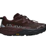 Hoka Speedgoat 7 GTX Damen braun Trailrunningschuh Seitenansicht