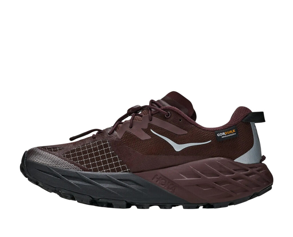 Hoka Speedgoat 7 GTX Damen braun Trailrunningschuh Innenseite
