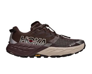 Hoka Speedgoat 7 GTX Herren braun Trailrunningschuh Seitenansicht