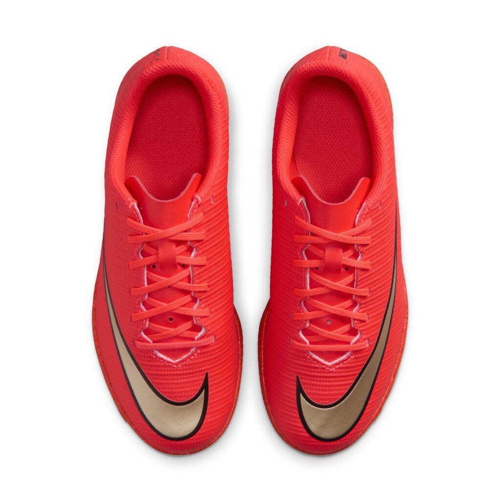 Nike Vapor 17 Club IC Kinder rot Hallenschuh Oberseite