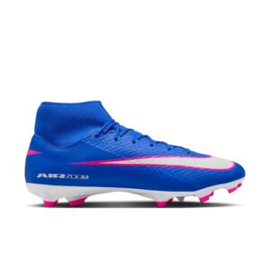 Nike Mercurial Superfly 10 Academy FG/MG Fußballschuh blau/pink Seitenansicht