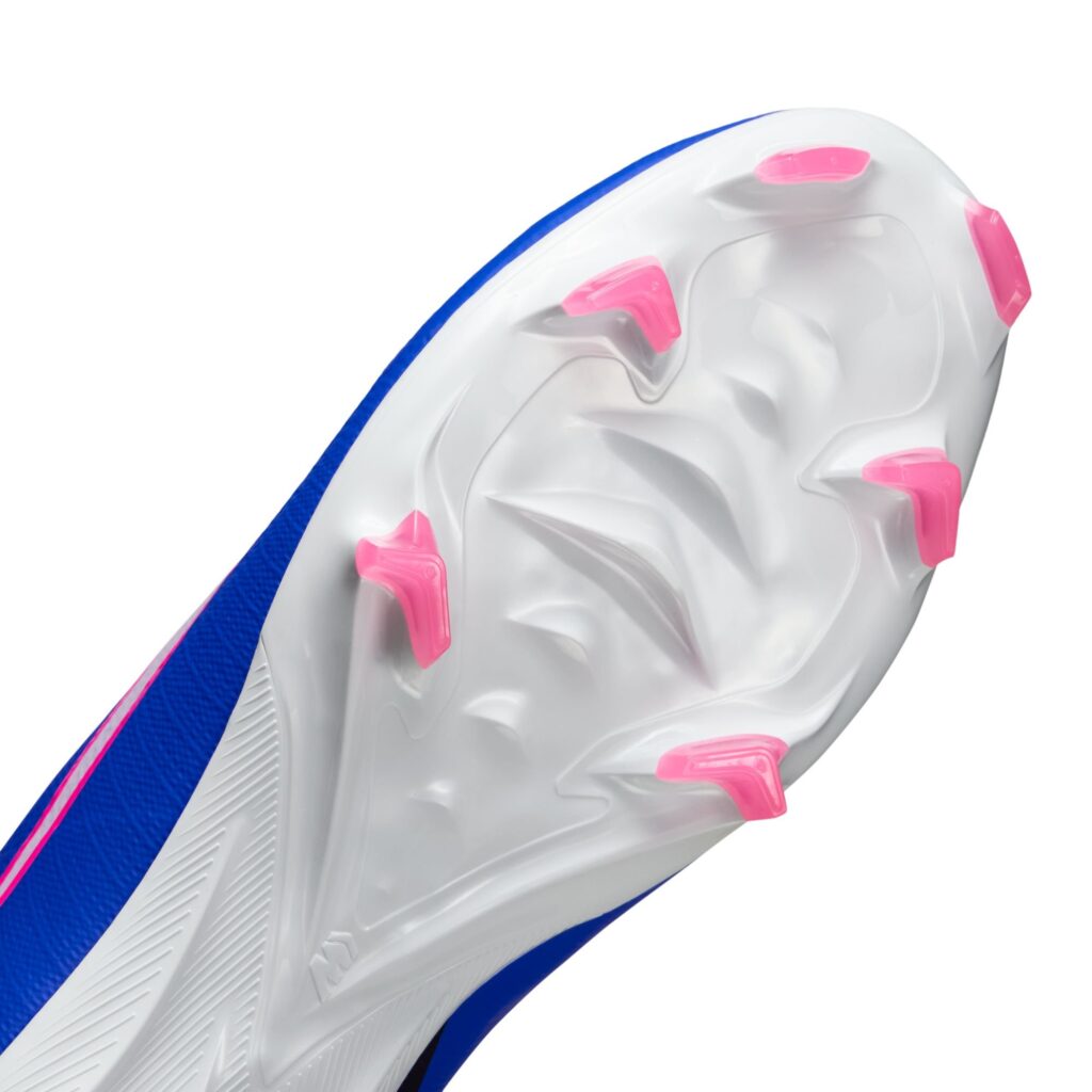 Nike Mercurial Superfly 10 Pro FG Fußballschuh blau/pink Detailansicht Sohle