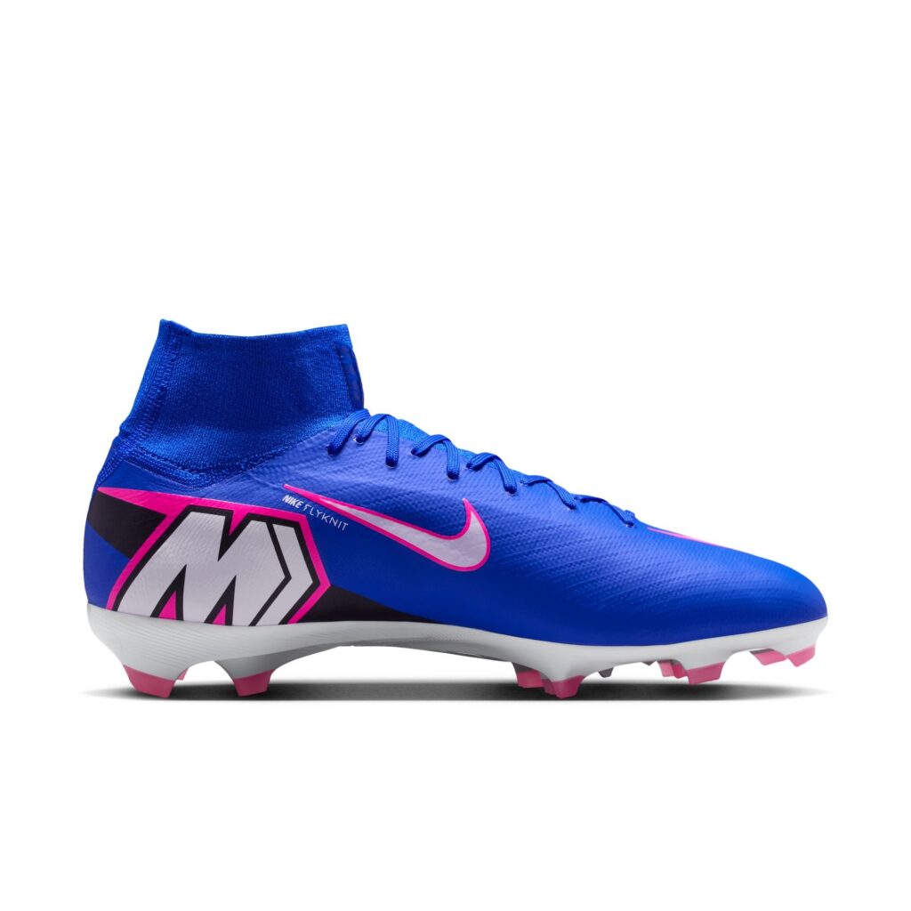 Nike Mercurial Superfly 10 Pro FG Fußballschuh blau/pink Innenansicht