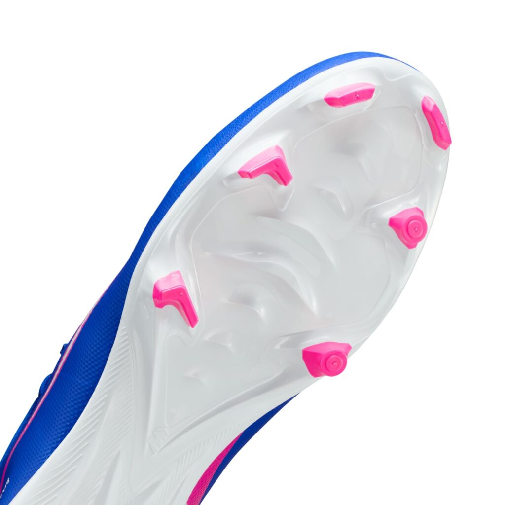Nike Mercurial Vapor 16 Academy FG/MG Fußballschuh blau/pink Detailansicht Sohle